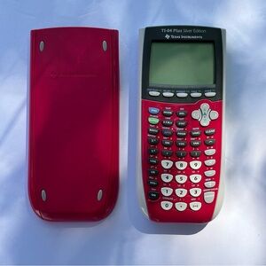 EUC Texas Instruments TI-84 Plus Silver Edition Dark Pink Graphing Calculator